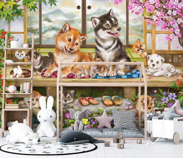 3D Pet Dog 5427 Kayomi Harai Wall Mural Wall Murals