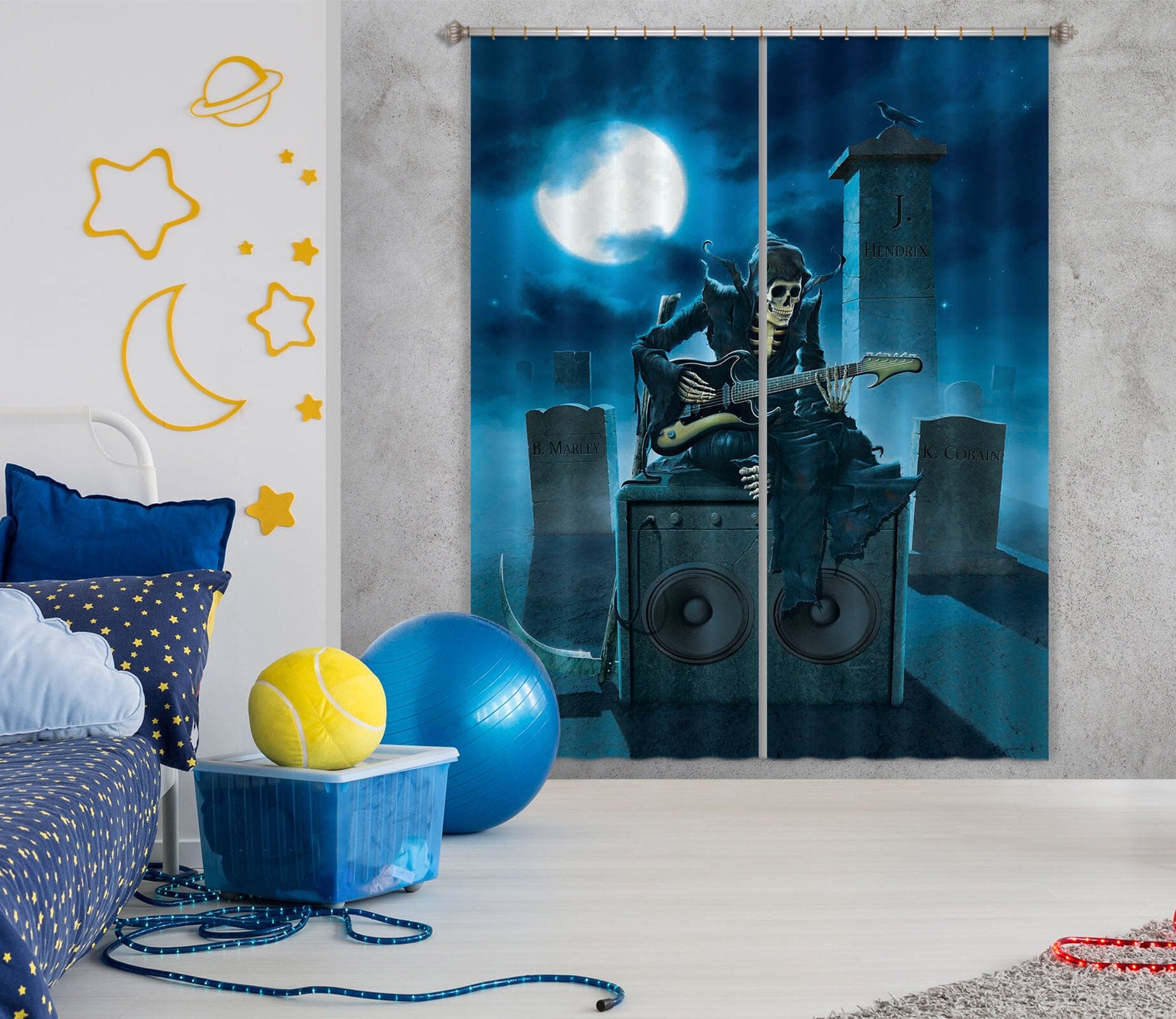 3D Tribute 086 Vincent Hie Curtain Curtains Drapes Curtains AJ Creativity Home 