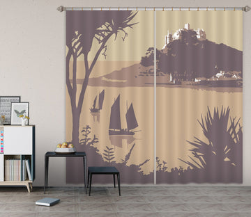 3D Marazion 118 Steve Read Curtain Curtains Drapes Curtains AJ Creativity Home 