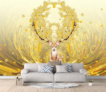 3D Elk 432 Wall Murals Wallpaper AJ Wallpaper 2 