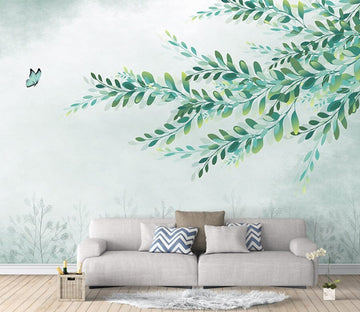 3D Forest Leaves WG192 Wall Murals Wallpaper AJ Wallpaper 2 