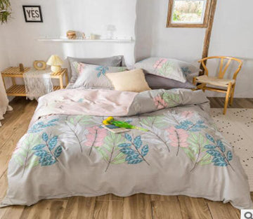 3D Colored Leaves 30321 Bed Pillowcases Quilt