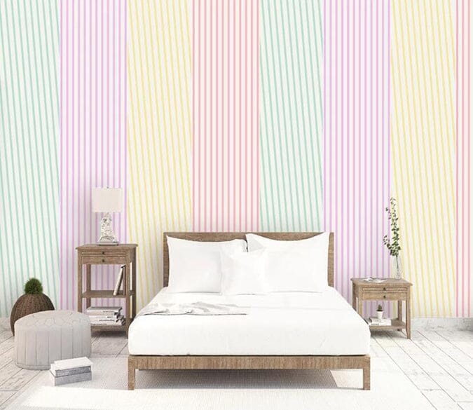 3D Color Stripes 1675 Wall Murals Wallpaper AJ Wallpaper 2 