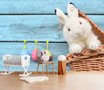 3D Rabbit Toy 105 Wall Murals Wallpaper AJ Wallpaper 2 