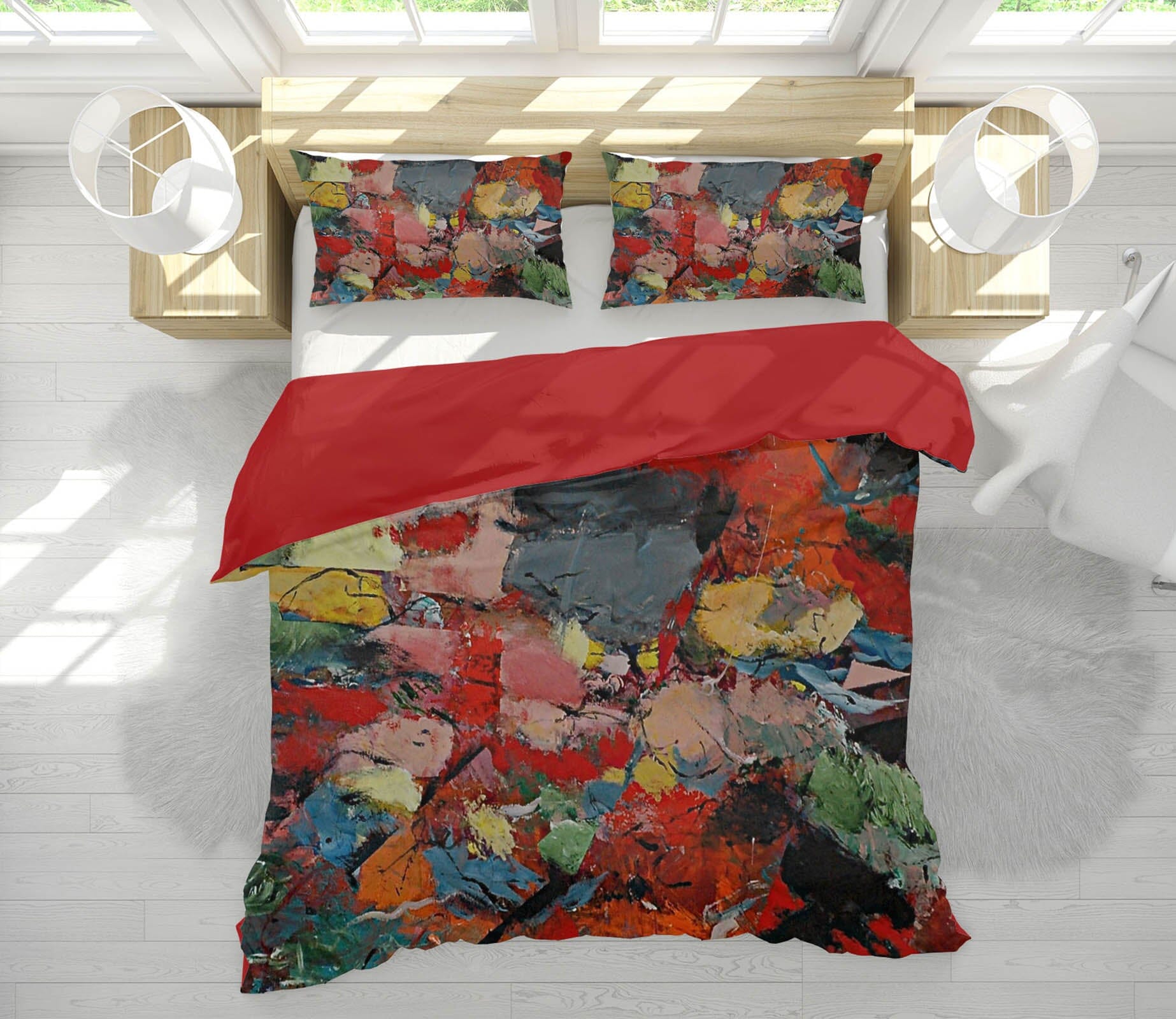 3D Painted Manor 105 Allan P. Friedlander Bedding Bed Pillowcases Quilt Quiet Covers AJ Creativity Home 
