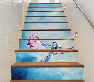 3D White Flower 824 Skromova Marina Stair Risers