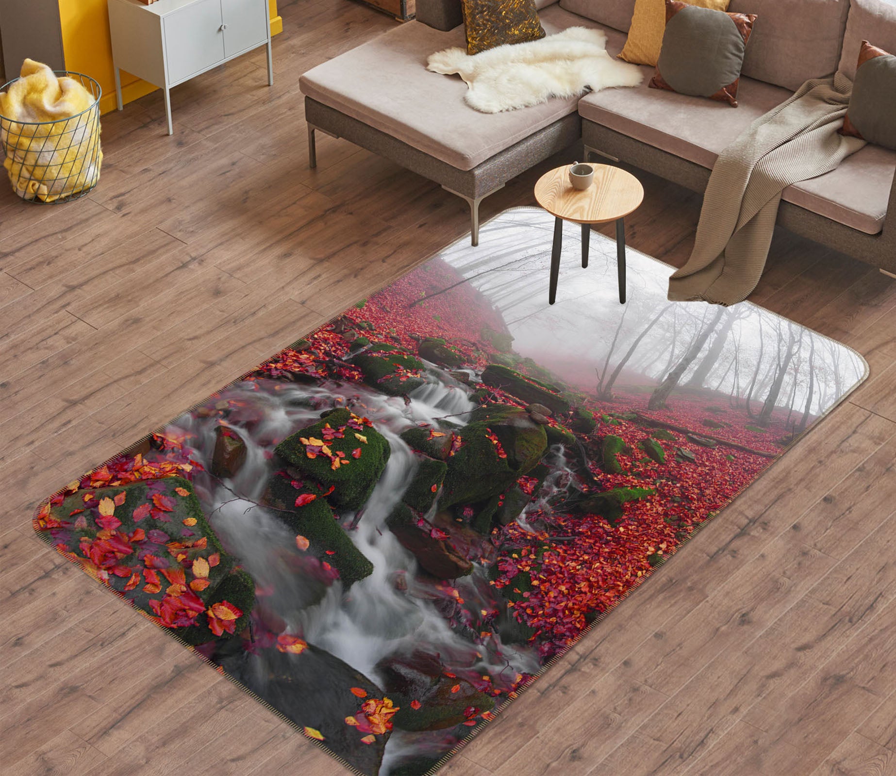 3D Stone Water 26135 Non Slip Rug Mat