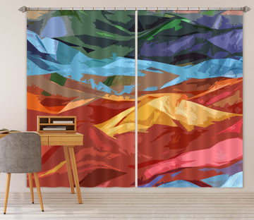 3D Mountains Final 70075 Shandra Smith Curtain Curtains Drapes