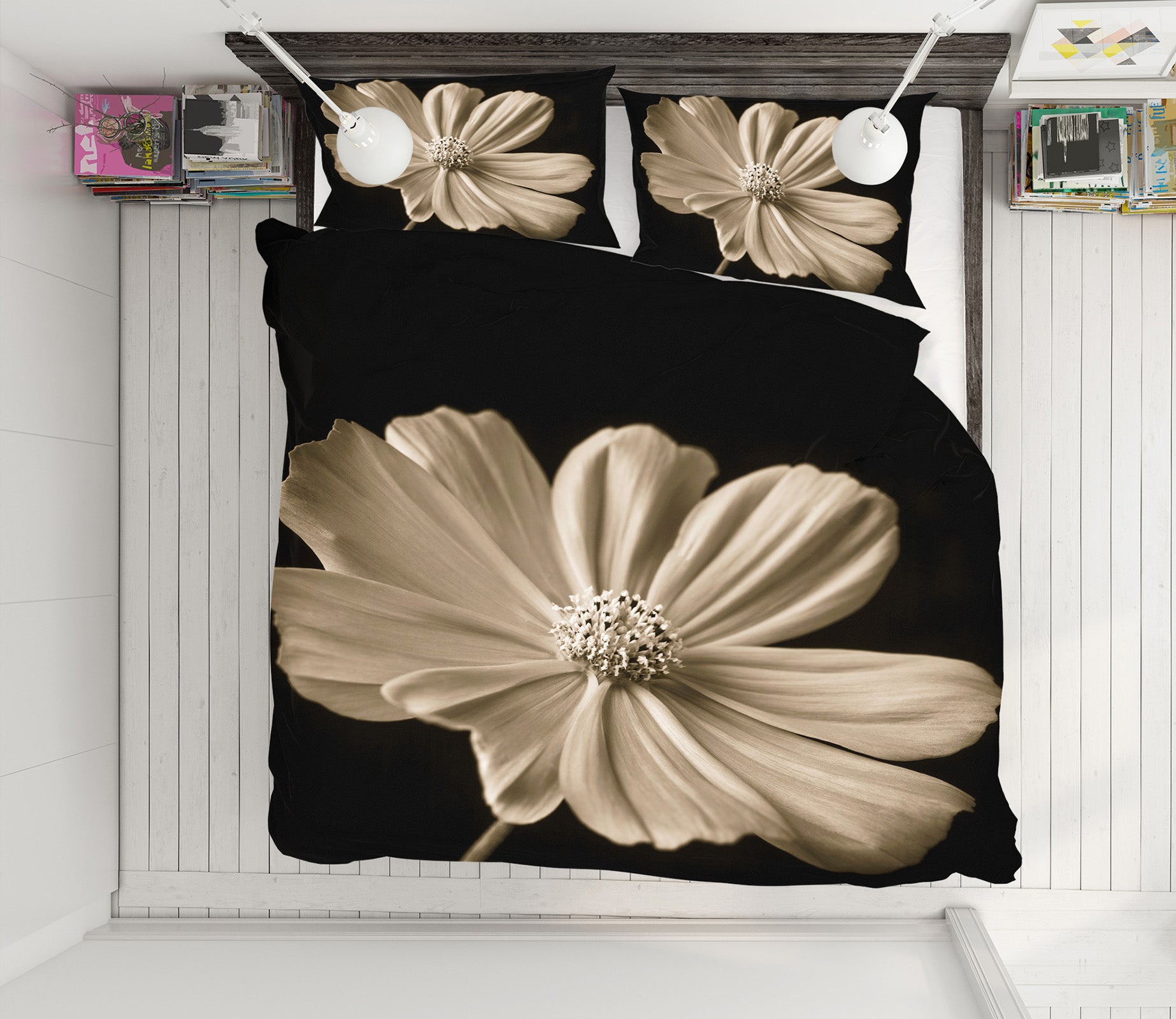 3D Modern Flowers 7106 Assaf Frank Bedding Bed Pillowcases Quilt Cover Duvet Cover