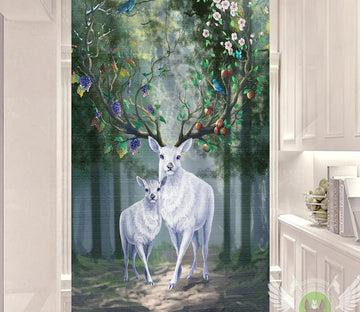 3D White Elk 494 Wall Murals Wallpaper AJ Wallpaper 2 