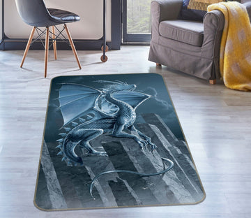 3D Silver Dragon 1068 Vincent Hie Rug Non Slip Rug Mat Mat AJ Creativity Home 