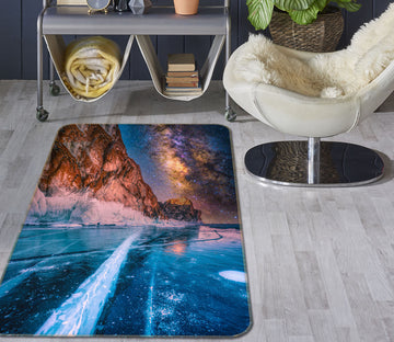 3D Mountain Ice 29232 Non Slip Rug Mat