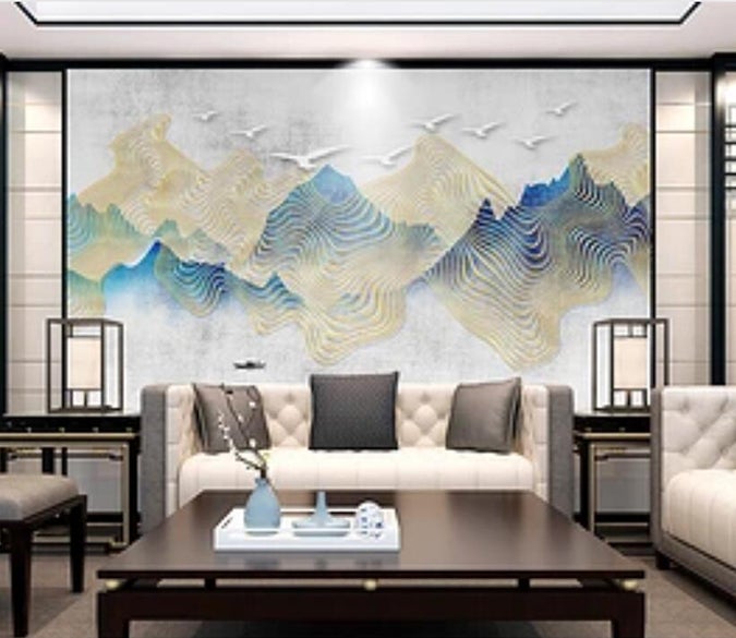 3D Color Wave 590 Wall Murals Wallpaper AJ Wallpaper 2 