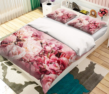 3D Flowers 19144 Bed Pillowcases Quilt