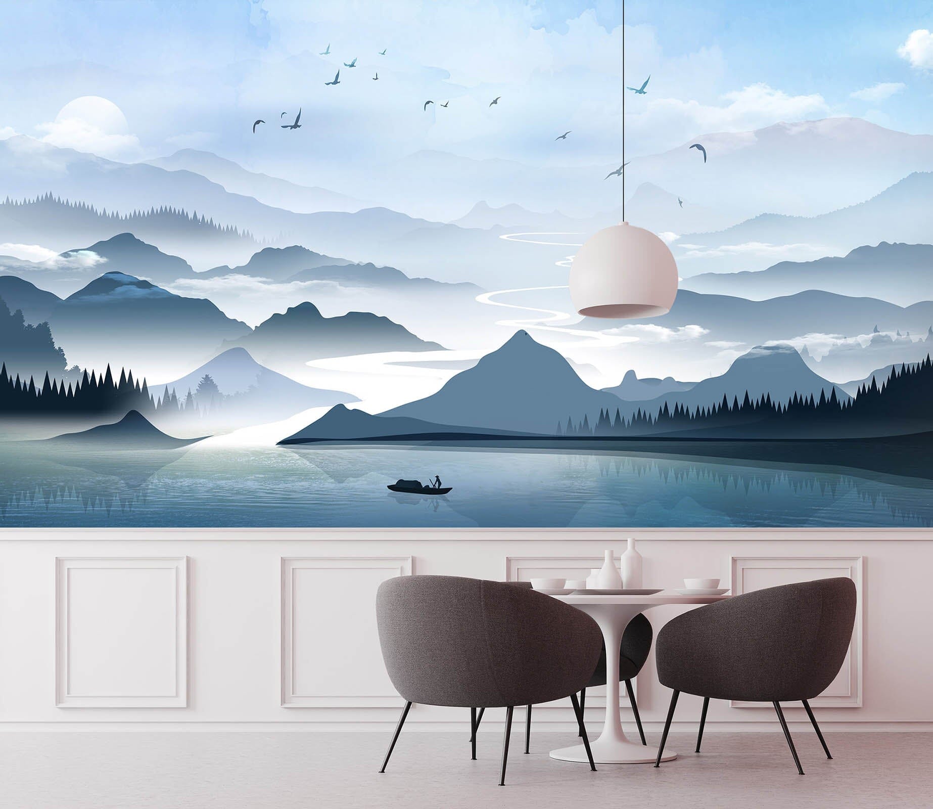 3D Mountain Peak 1413 Wall Murals Wallpaper AJ Wallpaper 2 