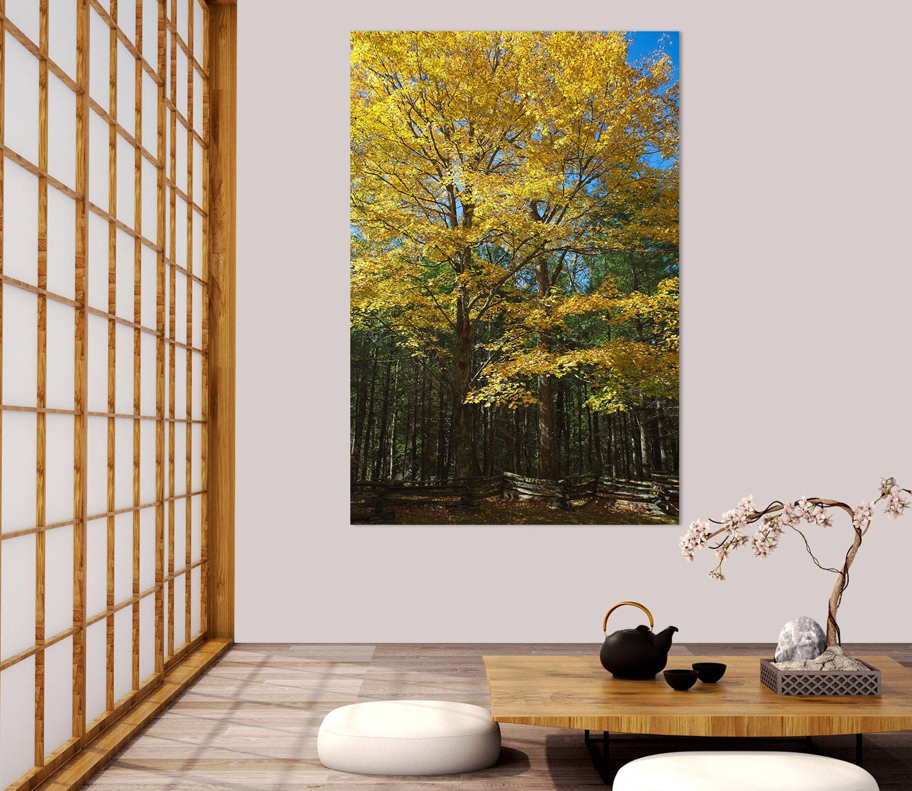 3D Sunny Forest 041 Kathy Barefield Wall Sticker Wallpaper AJ Wallpaper 2 