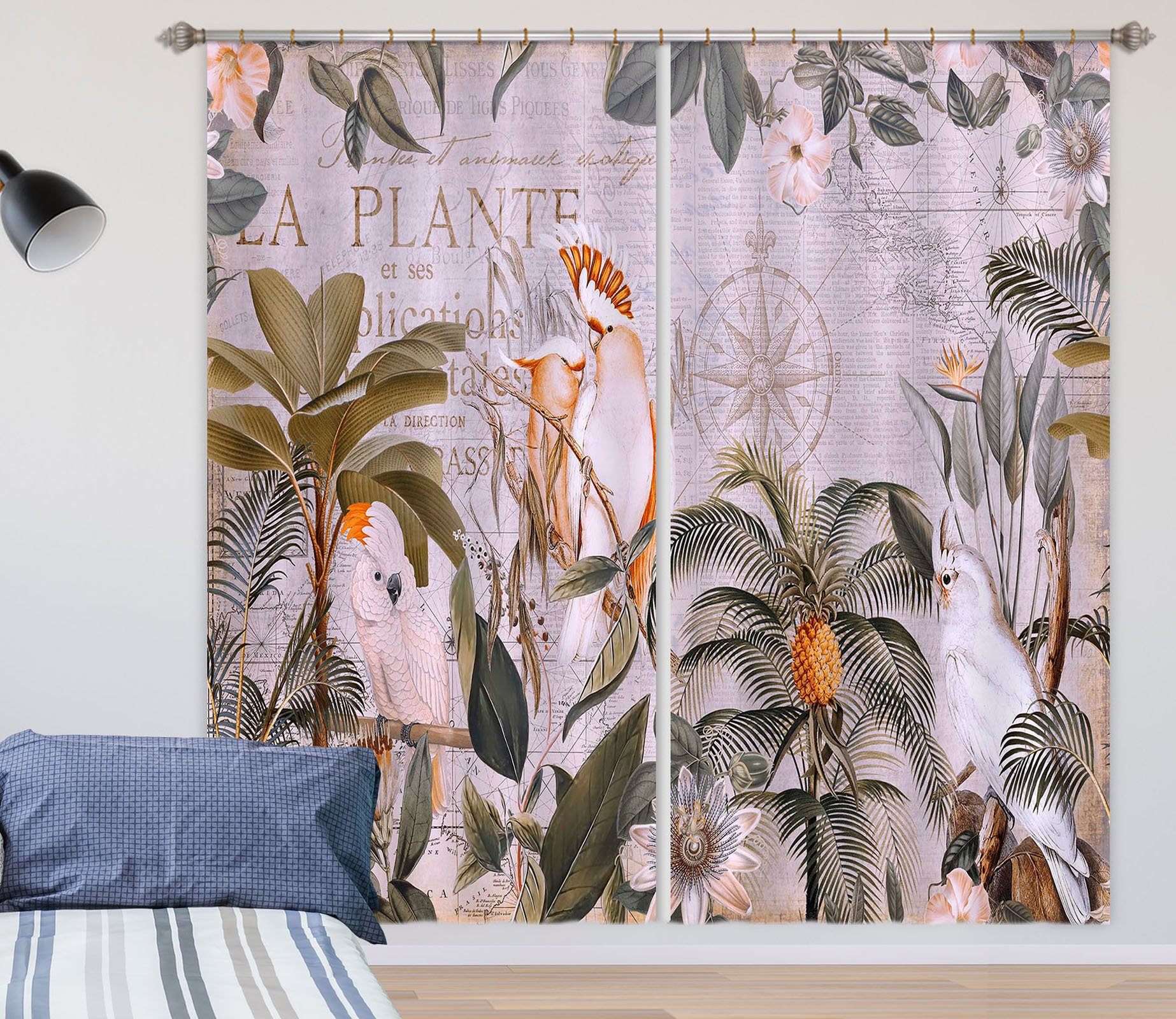 3D Bird Forest 082 Andrea haase Curtain Curtains Drapes Curtains AJ Creativity Home 