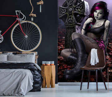 3D Beauty 5025 Tom Wood Wall Mural Wall Murals