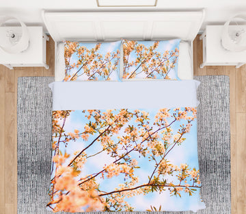 3D Flower Branch 16066 Bed Pillowcases Quilt