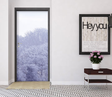 3D Fog Tree 5125 Assaf Frank Door Mural