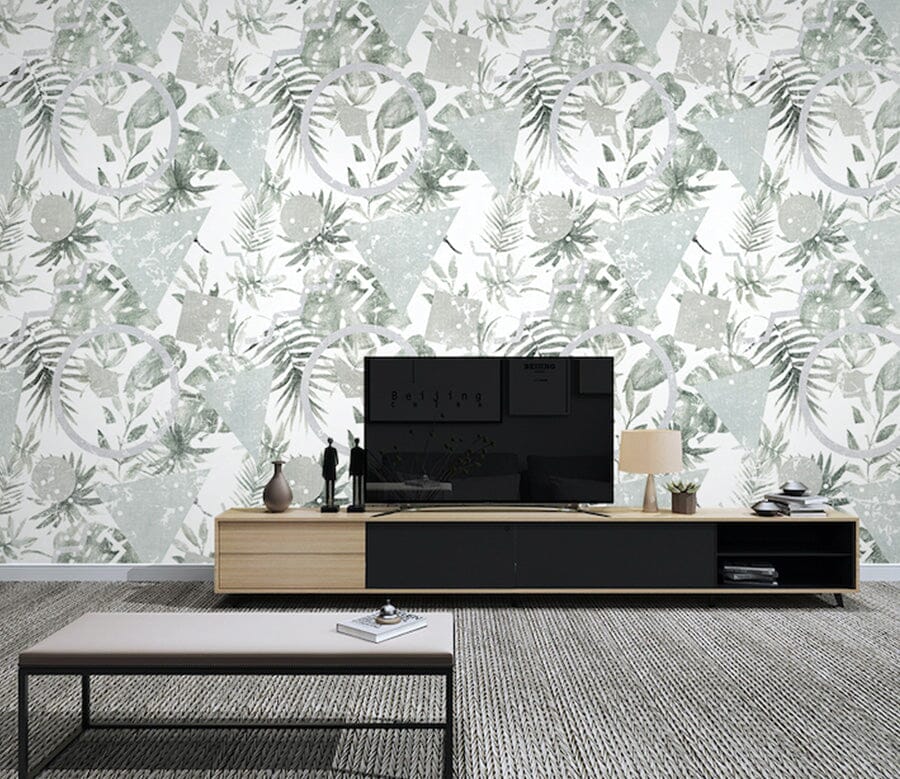 3D Green Leaves WG049 Wall Murals Wallpaper AJ Wallpaper 2 