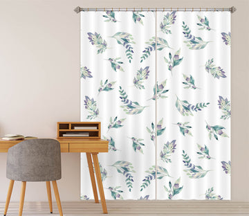 3D Purple Flower Painting 132 Uta Naumann Curtain Curtains Drapes