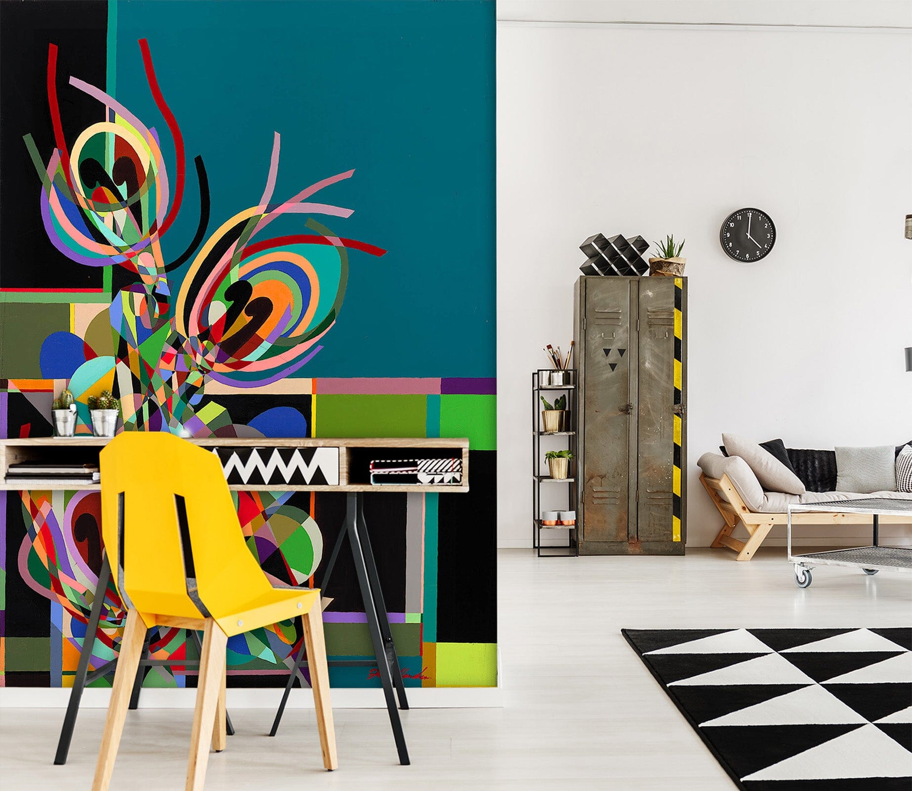 3D Color Pattern 261 Allan P. Friedlander Wall Mural Wall Murals Wallpaper AJ Wallpaper 2 