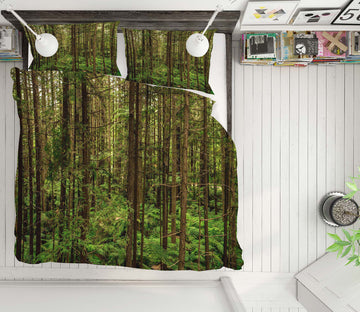 3D Forest 59170 Bed Pillowcases Quilt
