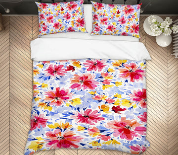 3D Flowers 60176 Bed Pillowcases Quilt