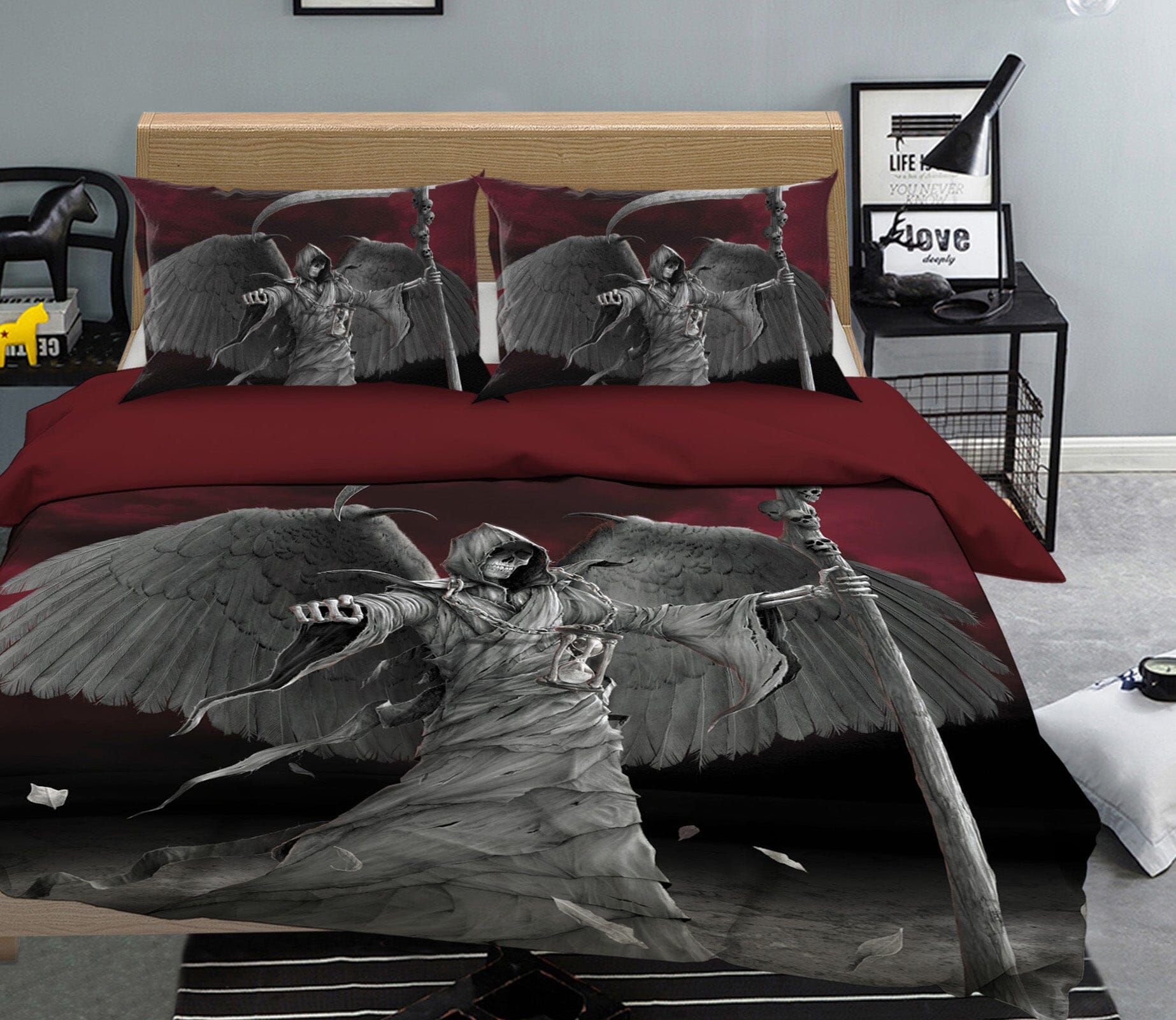 3D Time Is Up 091 Bed Pillowcases Quilt Exclusive Designer Vincent Quiet Covers AJ Creativity Home 