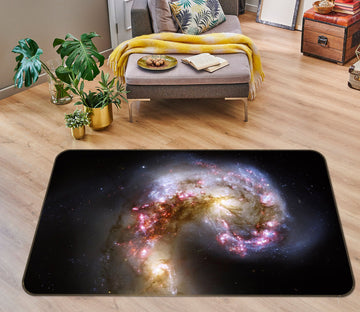 3D Galaxy Starry Sky 31132 Non Slip Rug Mat
