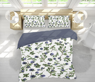 3D Blueberry Pattern 18218 Uta Naumann Bedding Bed Pillowcases Quilt