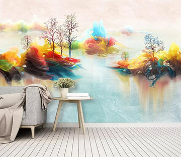 3D Color Forest 2118 Wall Murals Wallpaper AJ Wallpaper 2 