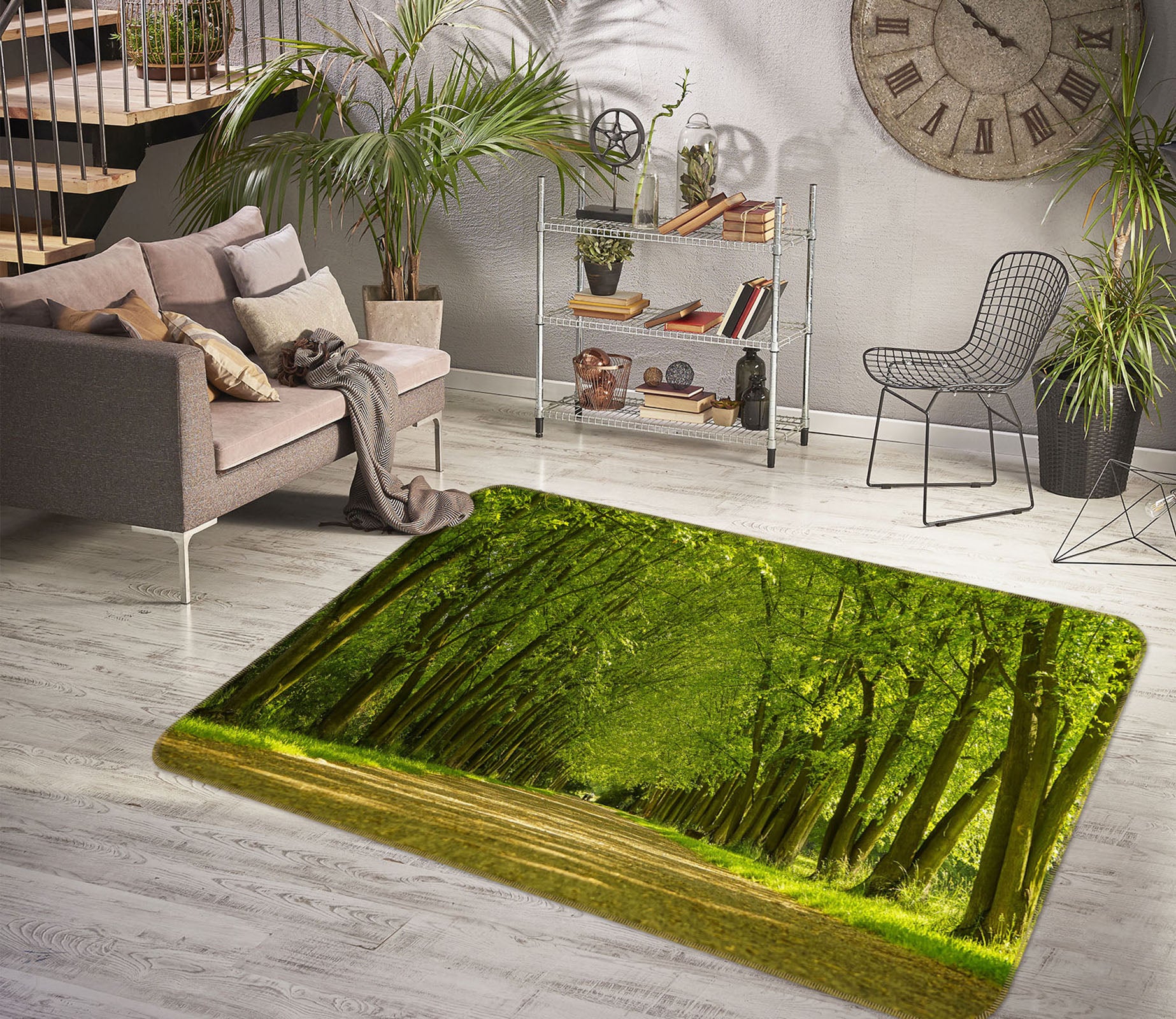 3D Forest 35149 Non Slip Rug Mat