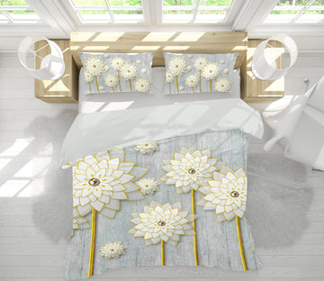 3D Flowers 13030 Bed Pillowcases Quilt