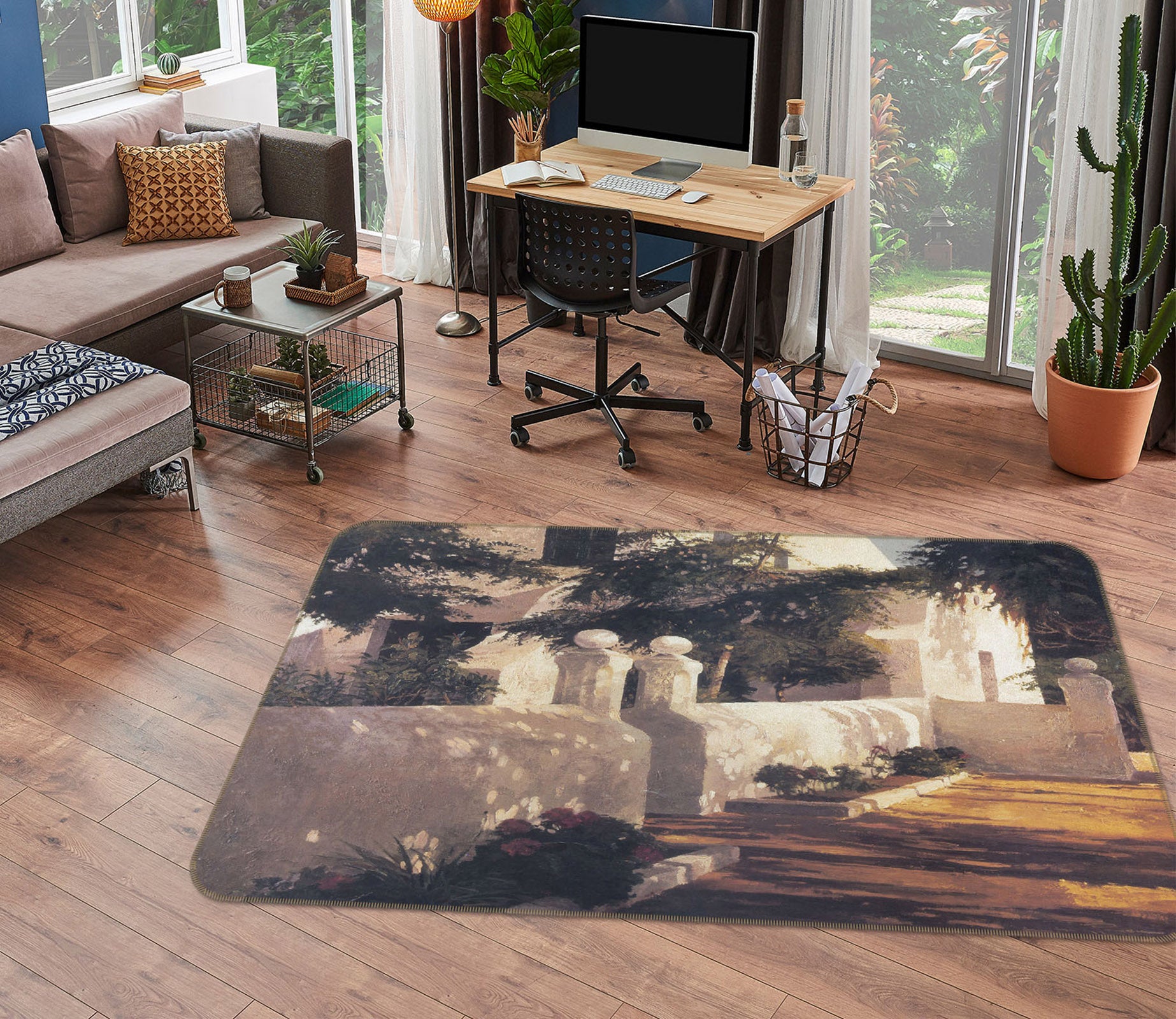 3D Houses 32045 Non Slip Rug Mat