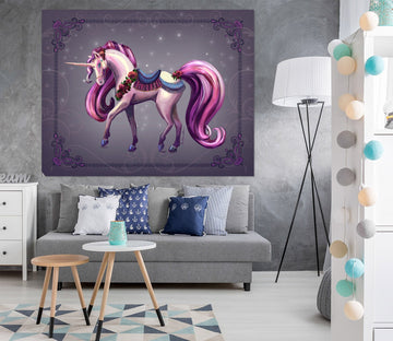 3D Cute Unicorn 114 Rose Catherine Khan Wall Sticker Wallpaper AJ Wallpaper 2 