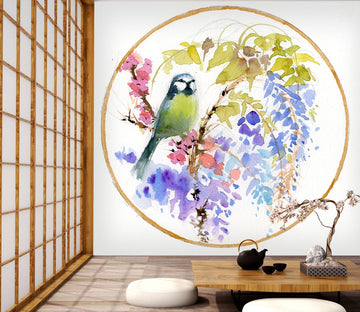 3D Embroidered Bird 1401 Anne Farrall Doyle Wall Mural Wall Murals Wallpaper AJ Wallpaper 2 