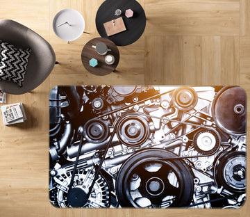 3D Tires 67225 Vehicle Non Slip Rug Mat