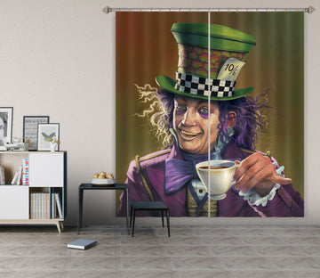 3D Mad Hatter Def 050 Vincent Hie Curtain Curtains Drapes Curtains AJ Creativity Home 
