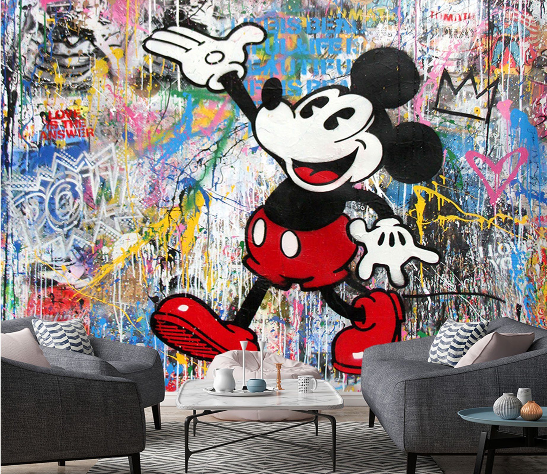 3D English Graffiti 21 Wallpaper AJ Wallpaper 2 