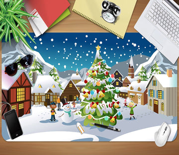 3D Country Christmas 023 Desk Mat Mat AJ Creativity Home 