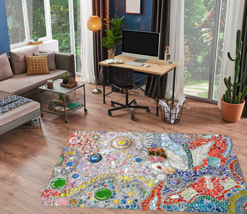 3D Color Pattern 33012 Non Slip Rug Mat