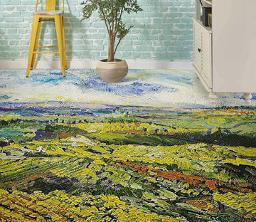 3D Lawn Field Hillside 9520 Allan P. Friedlander Floor Mural