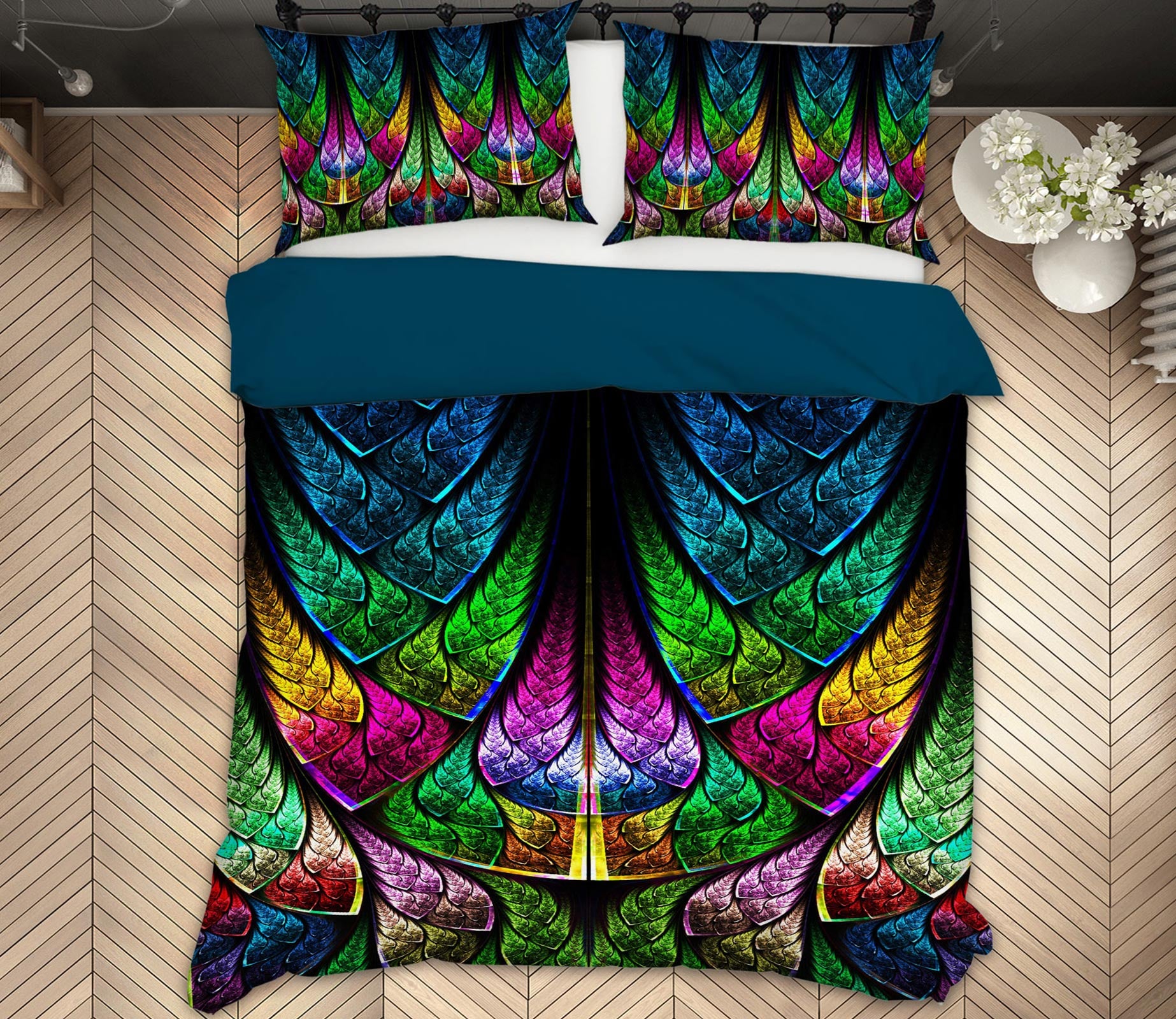 3D Color Gradient 13166 Bed Pillowcases Quilt