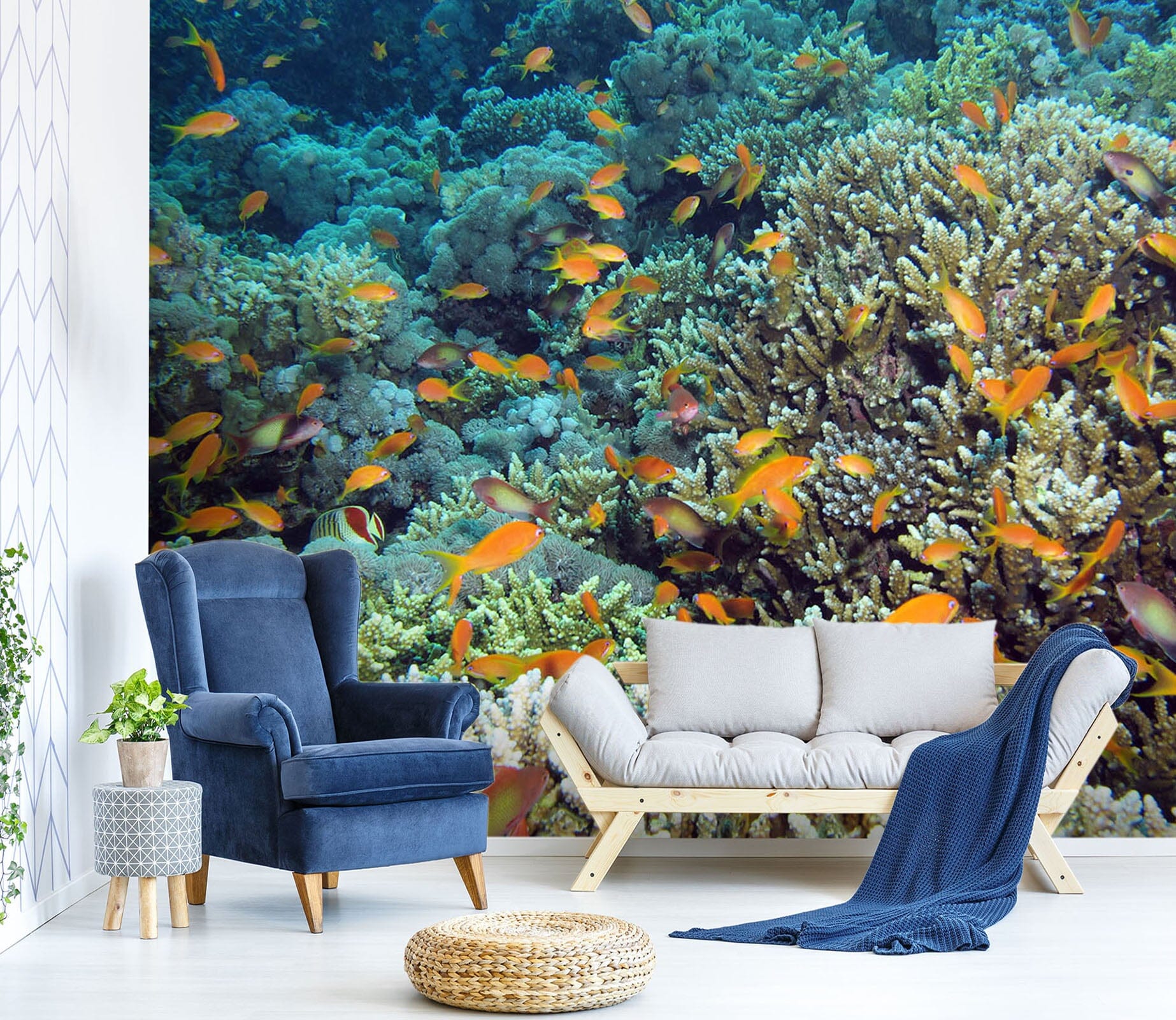 3D Underwater Fish 194 Wall Murals Wallpaper AJ Wallpaper 2 