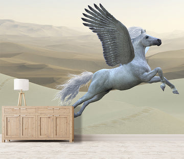 3D Wing Horse 1587 Wall Murals