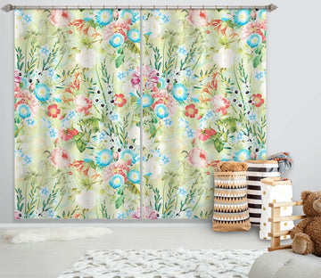 3D Fresh Flowers 148 Uta Naumann Curtain Curtains Drapes Curtains AJ Creativity Home 