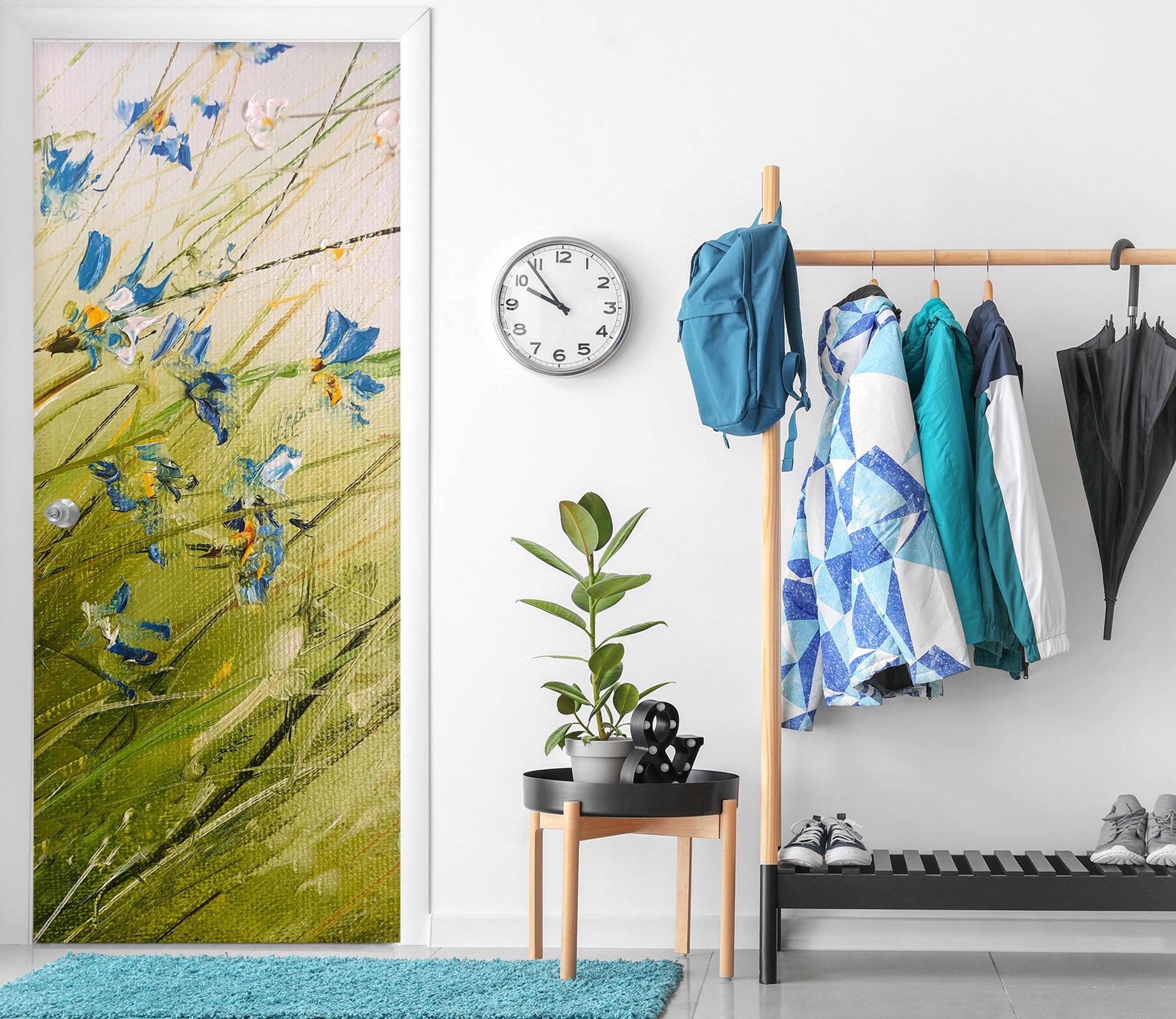 3D Fresh Petal 3199 Skromova Marina Door Mural