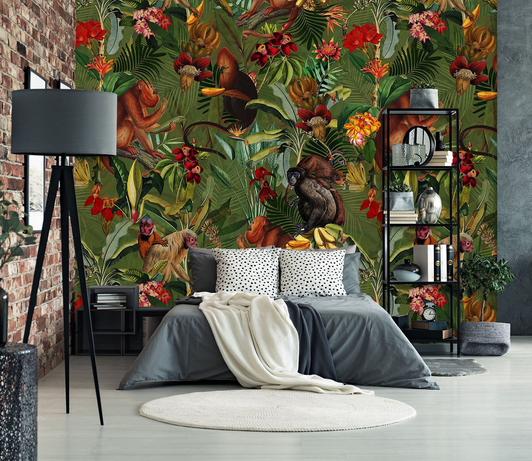 3D Flower Wall 121 Uta Naumann Wall Mural Wall Murals